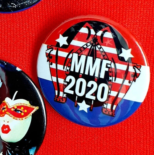 Stars and stripes and sky high heels - vote Miss Meatface in 2020! ✔ Show your love for 2020&rsquo;s