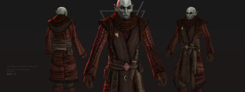 I’m launching an artistic side project: robe redesign. Most of the original Morrowind robes I 