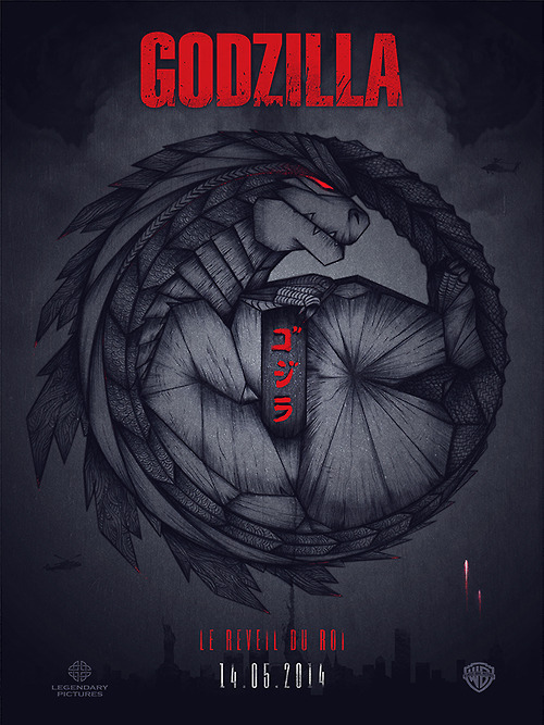 thecyberwolf:  godzillalefilm:  Par O’lee  / Godzilla Created by Elodie Evanno