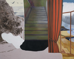 thunderstruck9:  Dexter Dalwood (British, b. 1960), Manderley, 2009. Oil on canvas, 200 x 250 cm. via biggestpaintingshowever 