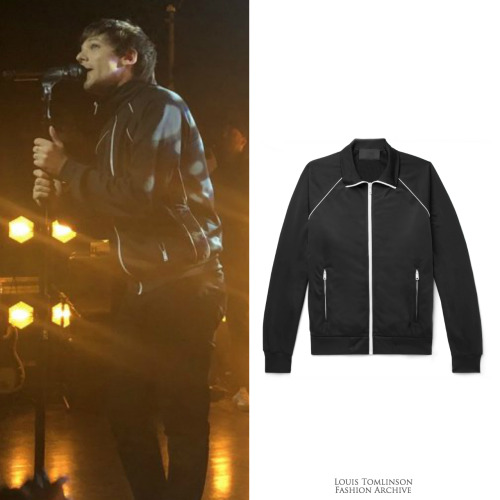Louis at the ‘Walls’ release concert in London | February 13, 2020Prada track jacket ($8