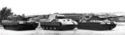 enrique262:  The evolution of german medium armor: Panther, Leopard I and Leopard II