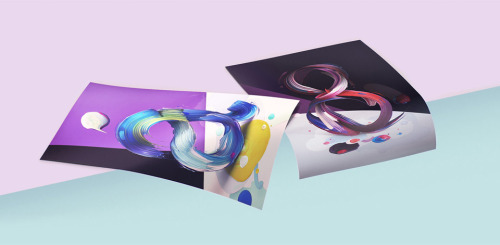 thedsgnblog:  Pawel Nolbert    |    http://nolbert.com “Series of posters exploring form and rhythm of letters or pseudo-letters presented as half-realistic, half-illustrative figurative sculptures. The artworks were built from an elaborate