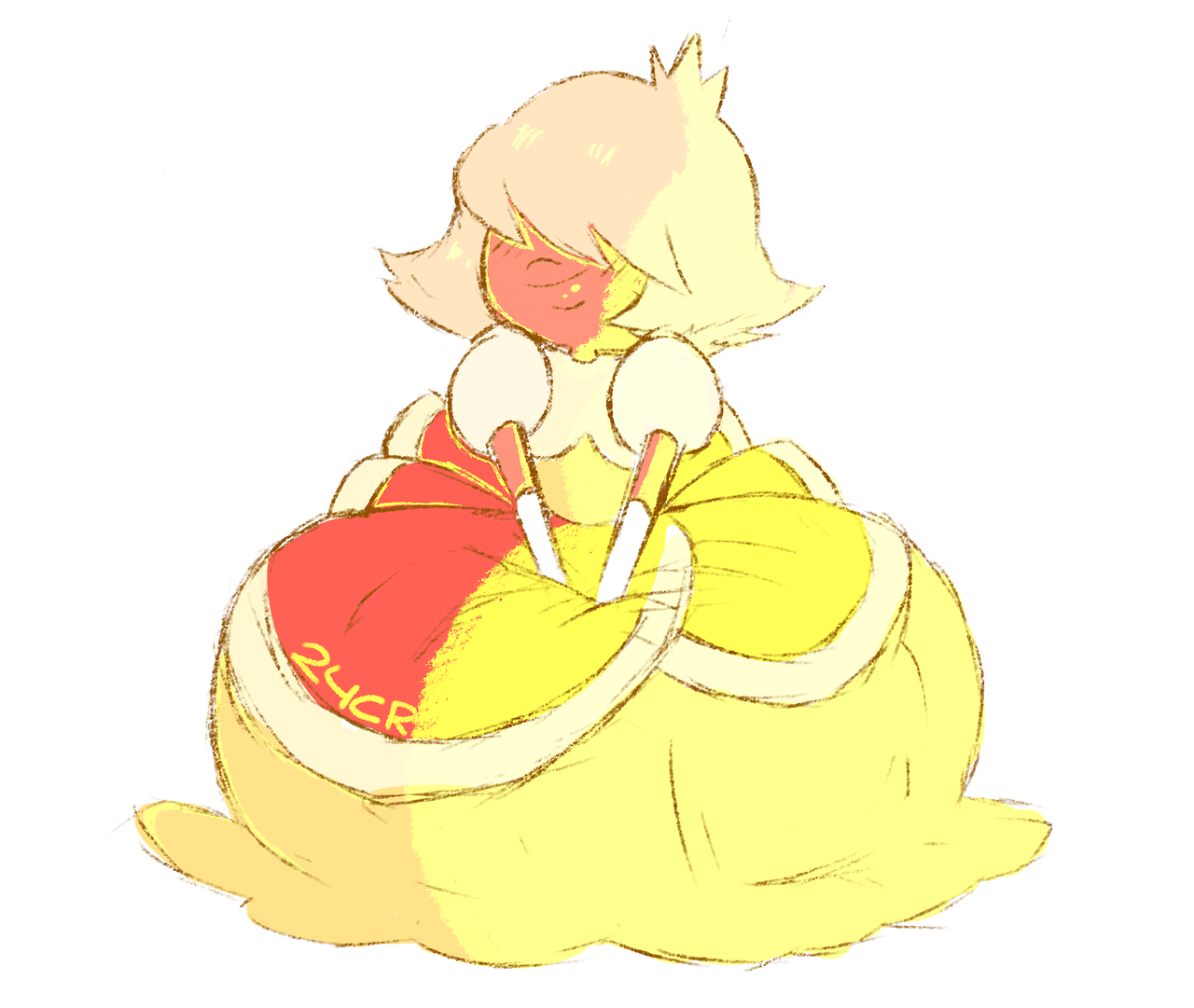 24cr: the floof of that dress