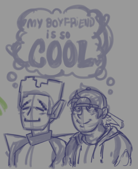 Found Some Unfinished Art From Months Ago And Oh My God Hes So Babygirl