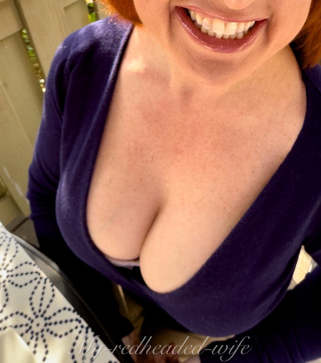 my-redheaded-wife:Beautiful evening for dinner