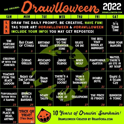 Drawlloween Day 25 - Scary Tales