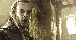 aoife1108:  get to know me meme → [5/5] favourite male characters ↳ haldir “The dwarf breathes so lo