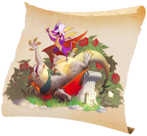 crocosec: Concept art from the credits of the first part of Spyro Reignited Trilogy. By   Nicholas Kole   & Devon Cady-Lee   