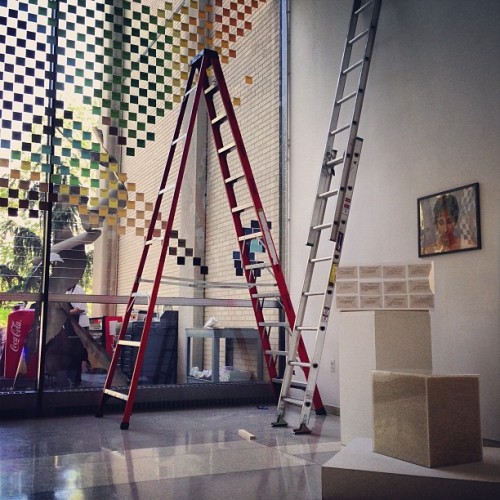 Concluding installation for “5 into 1.” Remember, the opening reception is next Sunday, 