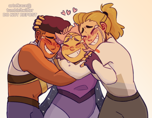 artofkace:Day 14A Best Friend Squad hug - for all the ones we’ve had and for the ones that are comin