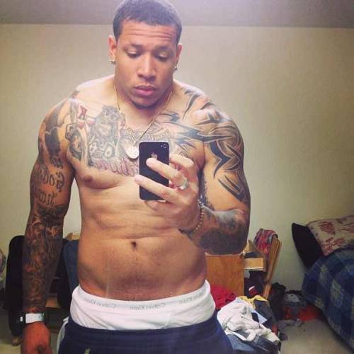 chubworldent:  Redbone Thugz! #Tatted  Follow ya Boi….  {GudChubLove}  CUM GET SOME! YUP..