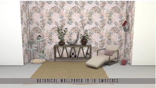 TS4: Botanical wallpaper by TaTschuDOWNLOAD