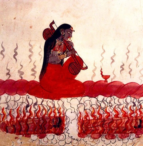 Devi Matangi at crematorium