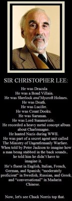 nomellamesfriki:  Sir Christopher Lee   