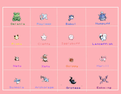 corsolanite: If anyone wanted to know the names of the Pokemon in the beta, here’s a simple infograp