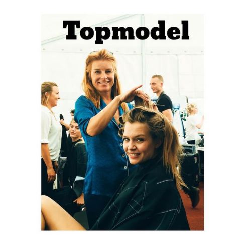 “mariannejensenhair: #topmodel @josephineskriver is In town #prepping her hair for The next show ✨ca