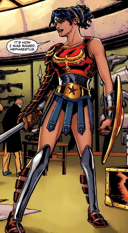 wonder woman new 52 armor