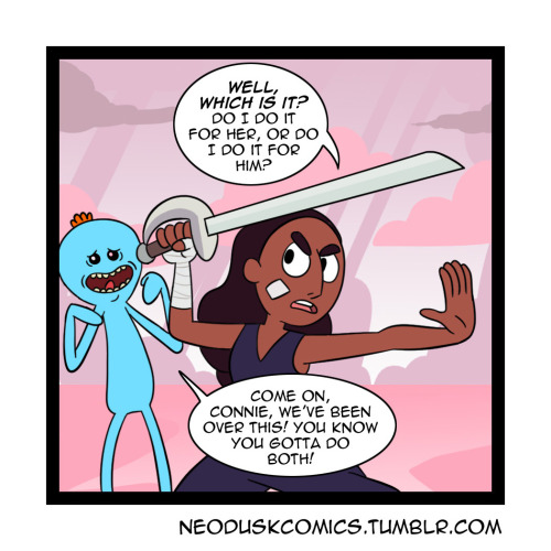 neoduskcomics:Steven Universe: Do It For MeeseeksThis is a non-profit parody.Updates every weekend (