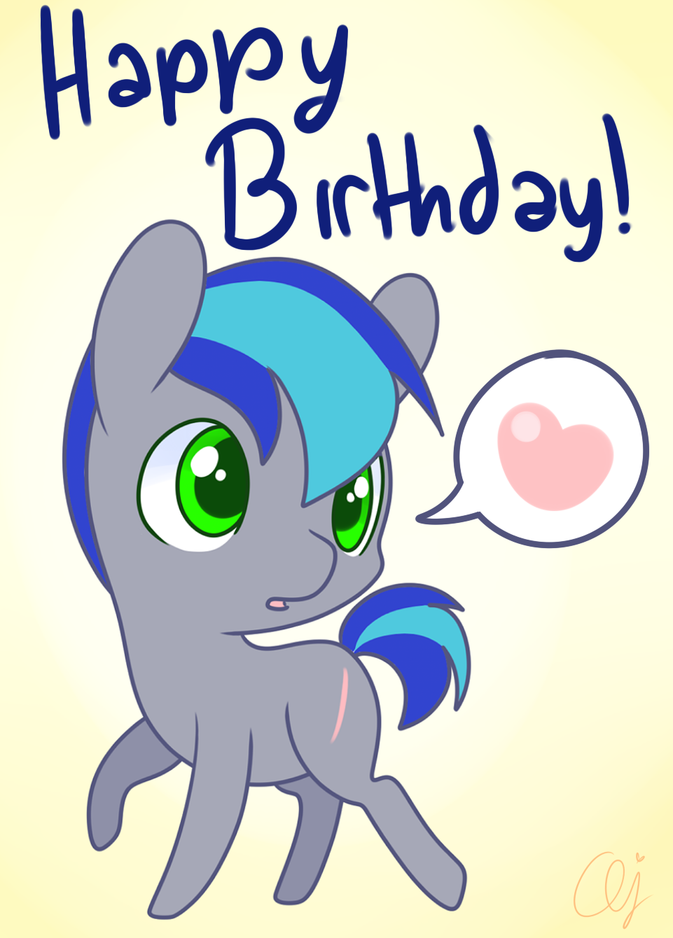 ♥ Happy (almost) Birthday! ♥I wanted to save this for tomorrow, but its to adorable