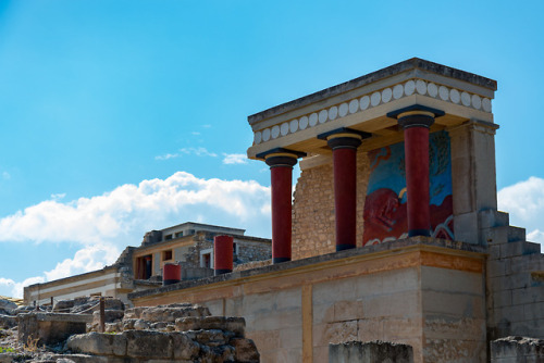 Zooming in.Restauration at the Palace of Knossos, Crete 2018.
