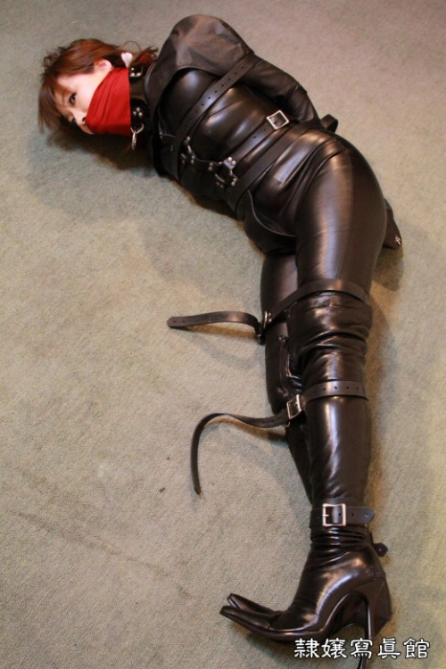 gaggedfts: reijoh: Miki Yoshii - Catsuit in Bondage and Confinement - Secret Agent Bound and Gagged 
