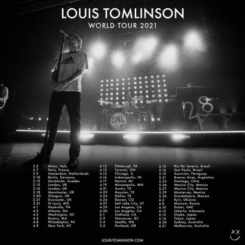 @Louis_Tomlinson Can’t wait to get back on the road! See you all soon. http://louis-tomlinson.com