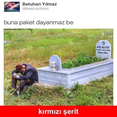 Buna paket dayanmaz be