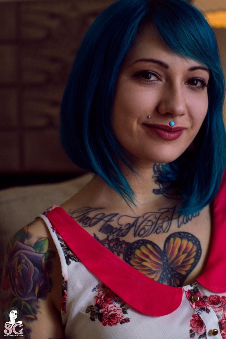 discoverelle:  exxxning:  It’s up! You can check it out on https://suicidegirls.com/girls/exning/