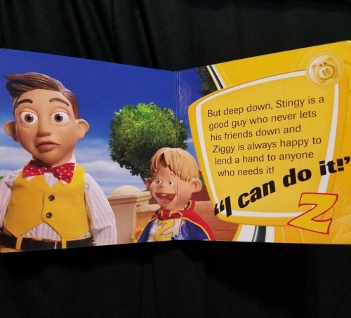 elongatedstingy: officiallazytown:  Stingecourse who?? LazyTown Pocket Library sets the record strai