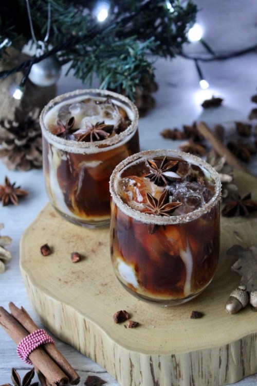 chronic-mastication: Spiced Coconut White Russian Cocktail