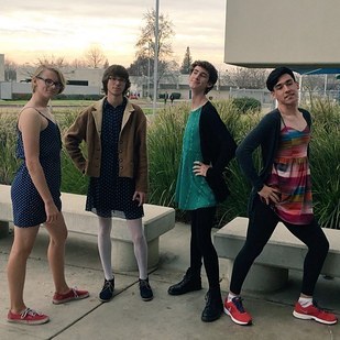 neutrois:gaywrites:In which boys at Buchanan High School in California wore dresses to school – and 