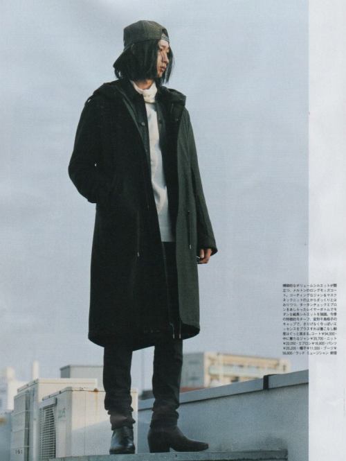 ignorantfashion14: stylingonlife: Lad Musician MENS NON-NO ‘13 10月号 「ラッド ミュージシャン、進化するミニマリ