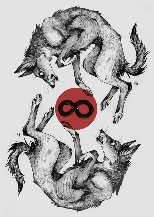 tenvishund:Coyote Dancer - a commission for @juminakata