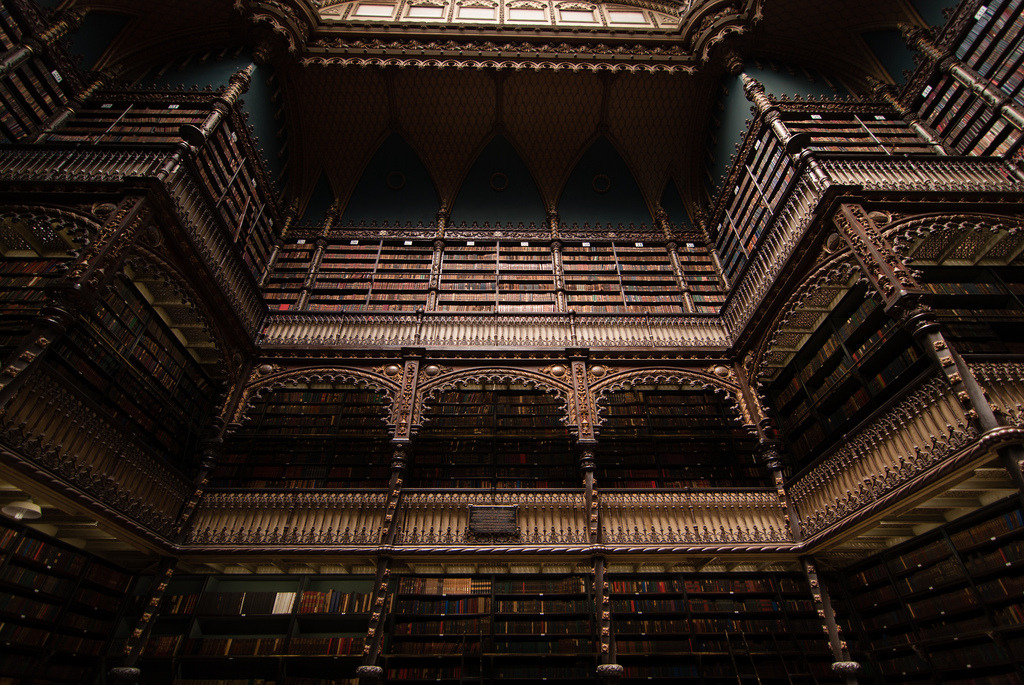 atlasobscura:  The Royal Portuguese Cabinet of Reading - Rio de Janeiro, Brazil Rising