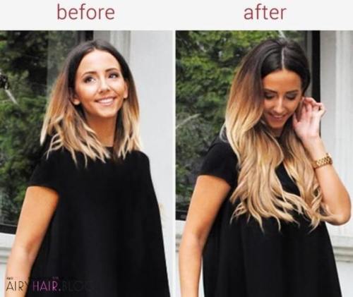 Top 14+ Hair Extensions Before & After Pictures on Short 