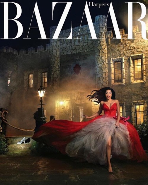 CARDI B x HARPER&rsquo;s BAZAAR -Love they recreated the one shoe &ldquo;incident&rdquo;https://1966