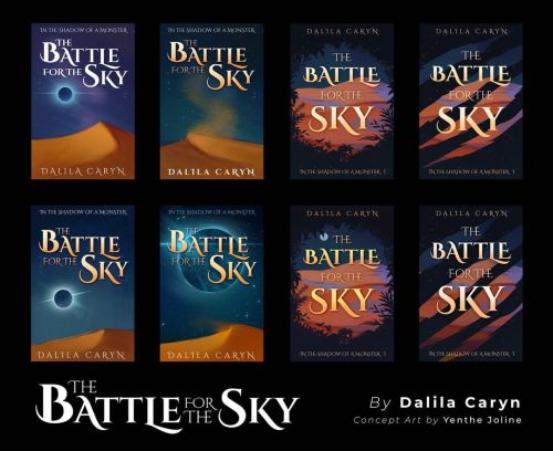 Some more cover concepts I did for @dalilacaryn’s upcoming fantasy novel The Battle for the Sky. Fin