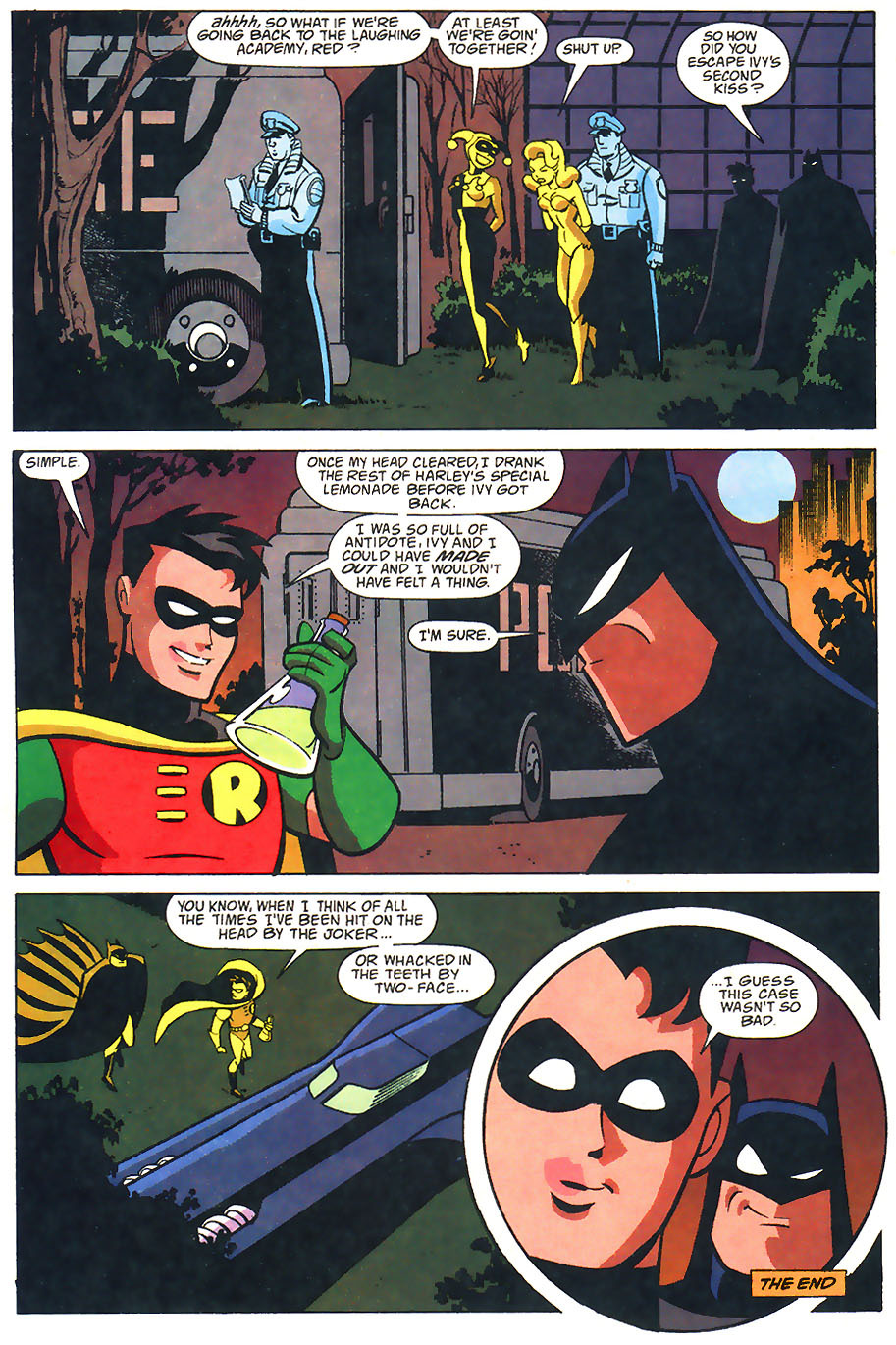 qualitypoisonivy:  Batman and Robin Adventures - #08: Harley and Ivy and… Robin?