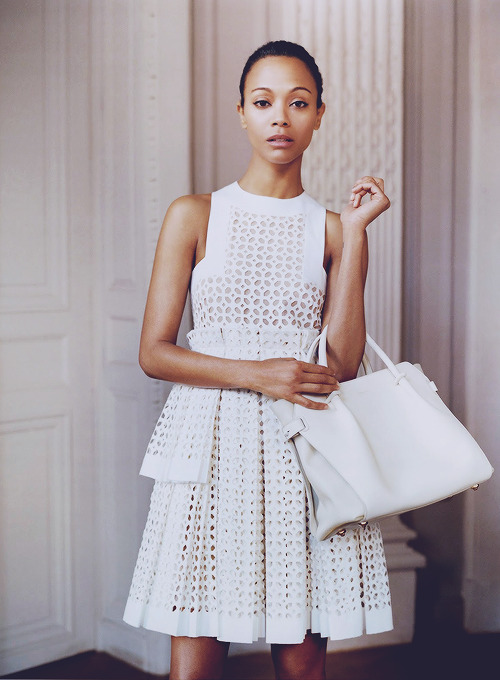 fuckthestraightline: Zoe Saldana photographed for Net-A-Porter’s The Edit Magazine, March 2014 