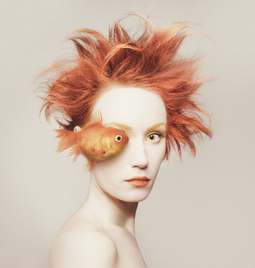 graphigeek:  Animeyed - Self Portraits by Flora Borsi From Hungary, Flora Borsi is a young and very talented visual artist and photographer. Her exquisite photography and manipulation thematically focuses on identity, relationships, emotions and dreams