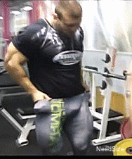 needsize:  Russian bull strips down for a quad show. Woof!Alexander Schukin  The