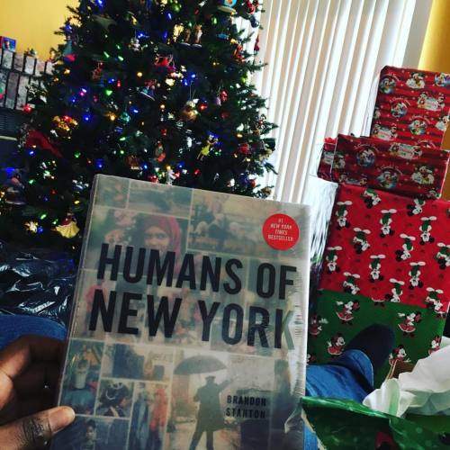 Beardy got me 2 Humans of New York books. Lol. I was like “oh, I totally wrote an article call