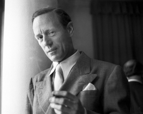 One of the last photos of Leslie Howard, Spain, May 1943