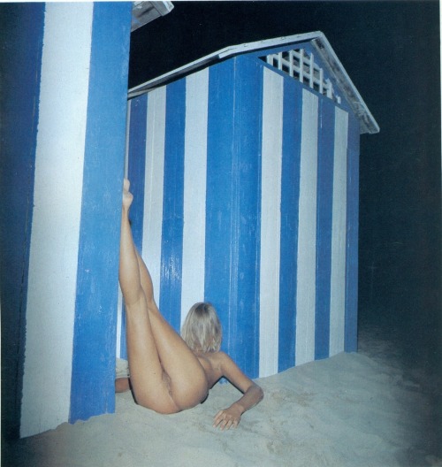 pornocandy:  Giochi di notte (1983). Italian Playmen Magazine. 