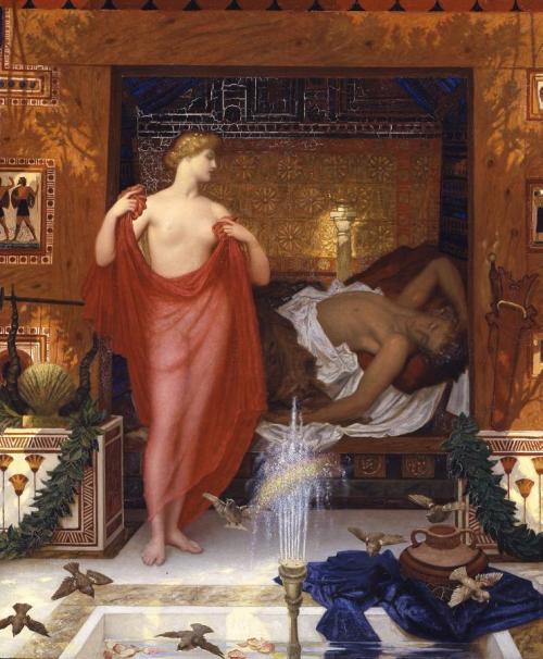 didoofcarthage: Hera in the House of Hephaistos by Sir William Blake Richmond 1902 oil on canvas Ind