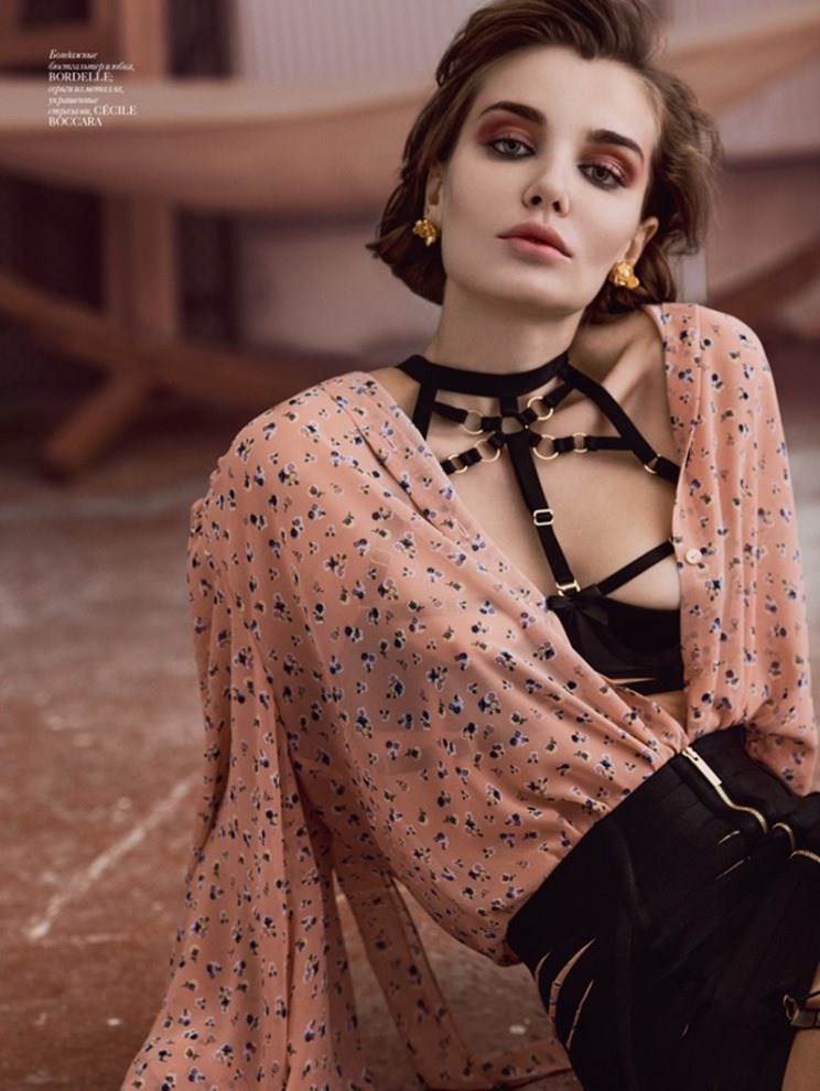 thelingerielovely:  soft with an edge daria konovalova by angelo d’agostinon with