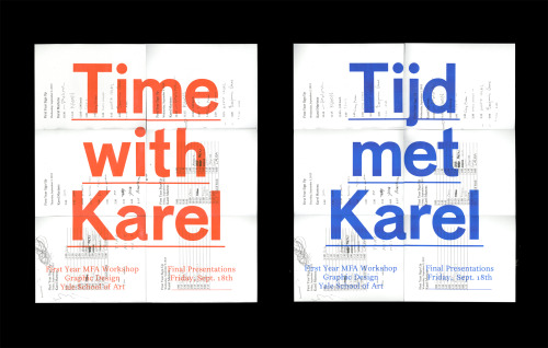 twentyfourparts: Posters announcing the first-year M.F.A. visiting workshop at Yale School of Art wi