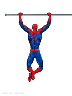 Aiming-For-Godlike:  Bitefest:  Tuliobarrios:  Spiderman Doing Pullups  Bc You Don’t