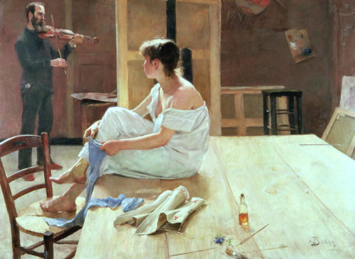 Sven Richard Bergh: After the Pose (1884)